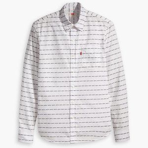 Levi's Line Logo Long Sleeve Button Front Shirt